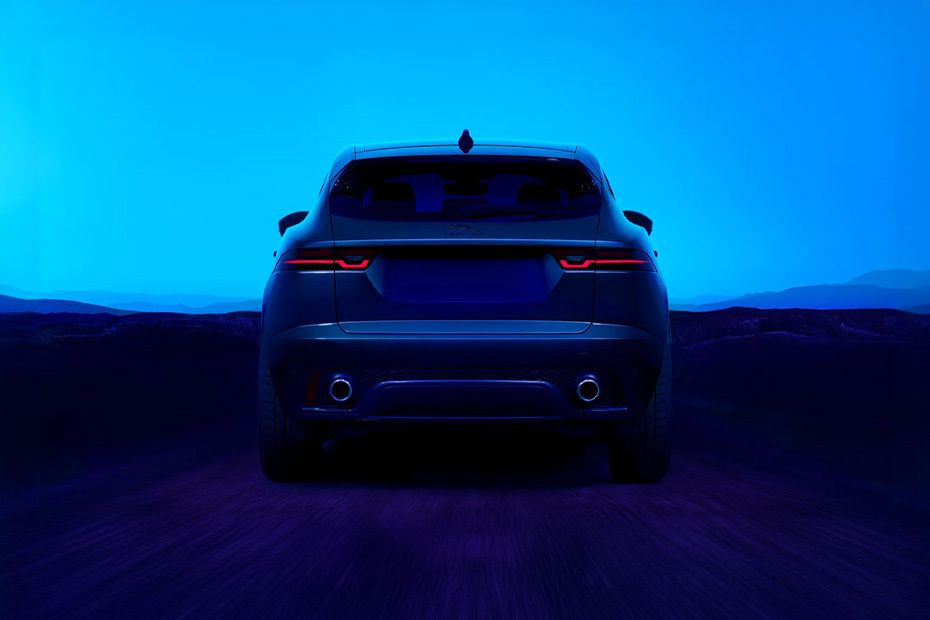 Full Rear View of Jaguar E-Pace