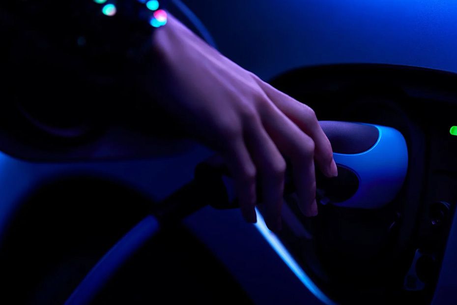 Gas Cap Open of I-Pace