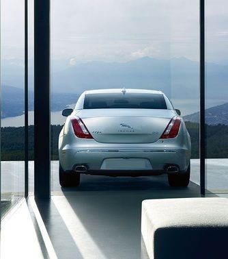 Full Rear View of Jaguar XJ Premium Luxury LWB