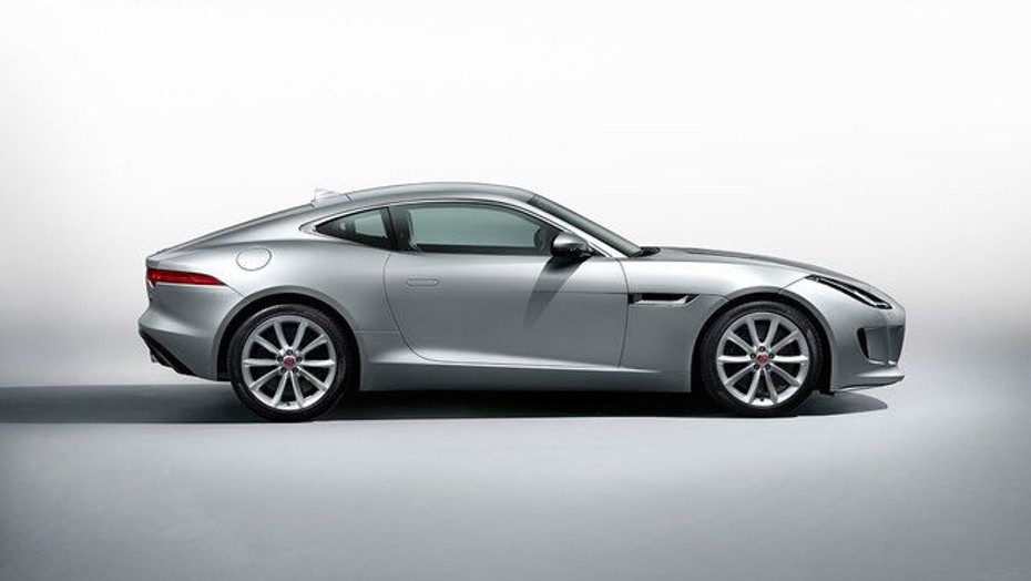 F Type Coupe Side view