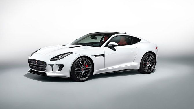 F Type R Coupe Side view