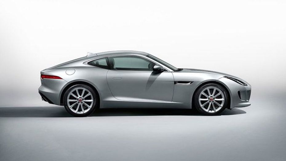 F Type R Coupe Side view