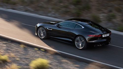 F Type R Coupe Side view