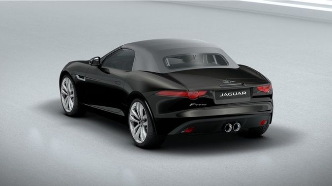 F Type Convertible Side view