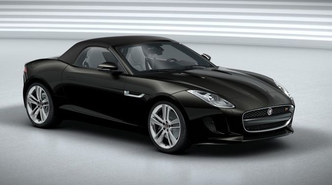 F Type R Convertible Side view