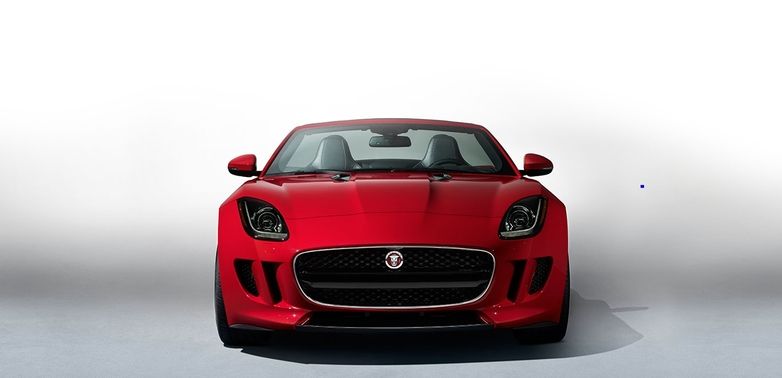 Full Front View of F Type R Convertible