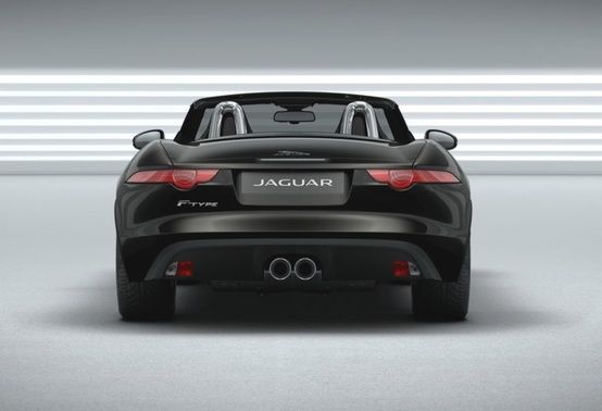 Full Rear View of Jaguar F Type R Convertible