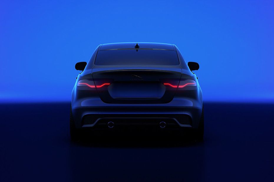 Full Rear View of Jaguar XE