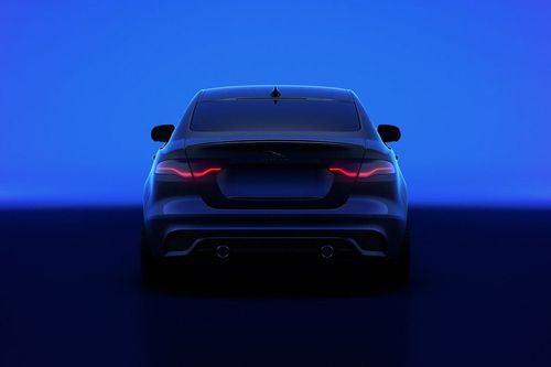 Full Rear View of Jaguar XE