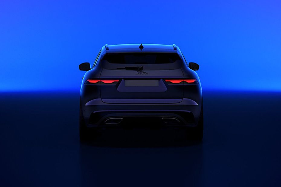 Full Rear View of Jaguar F-Pace