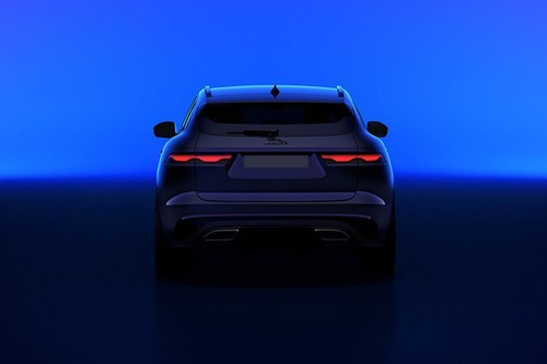 Full Rear View of Jaguar F-Pace