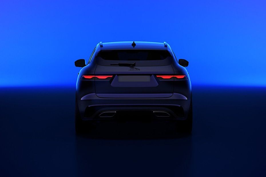Full Rear View of Jaguar F-Pace