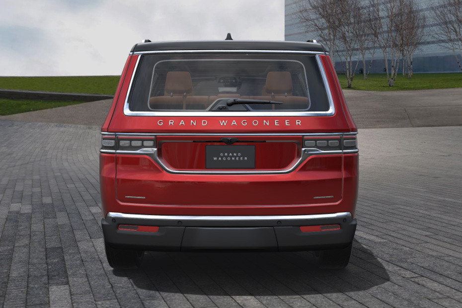 Full Rear View of Jeep Grand Wagoneer