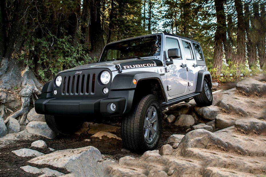 Wrangler Unlimited Tilted Front View