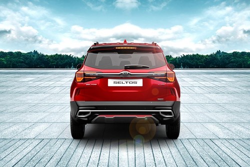 Full Rear View of KIA Seltos (2022-2023)