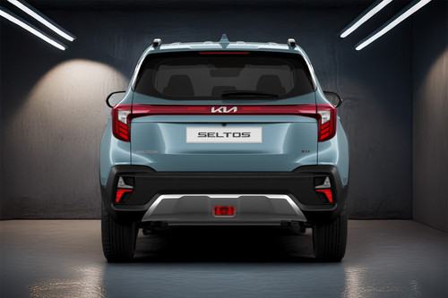 Full Rear View of KIA Seltos