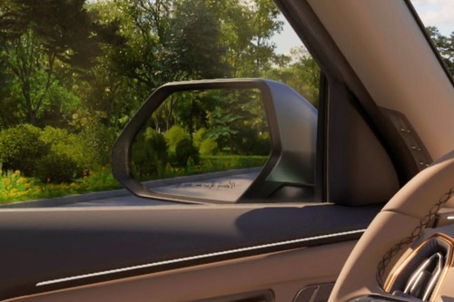 KIA EV5 Drivers Side Mirror Rear Angle