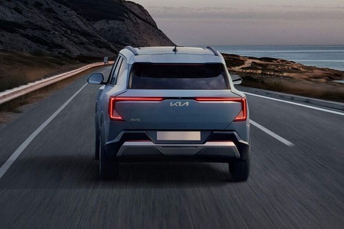 Full Rear View of KIA EV5