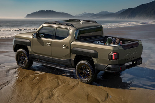 Rear Cross Side View of KIA Tasman