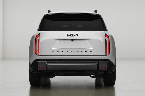 Full Rear View of KIA Telluride Hybrid