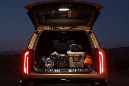 Trunk Open Closer View of Telluride Hybrid