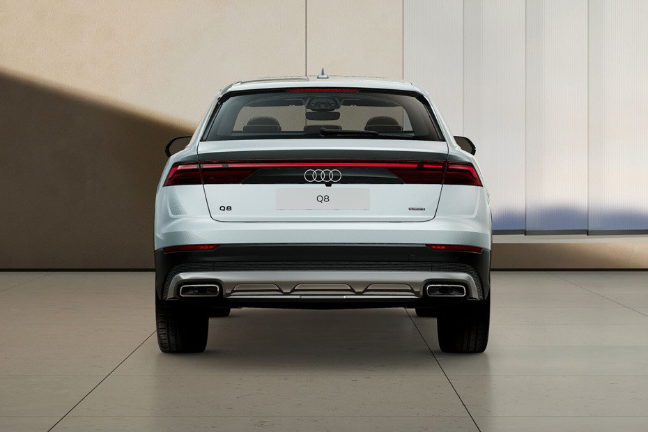 Full Rear View of Audi Q8