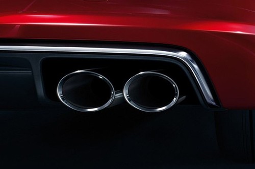 Exhaust Pipe of Audi TTS Coupe