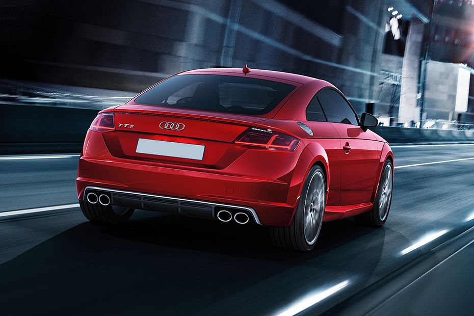 TTS Coupe Rear Low Angle View