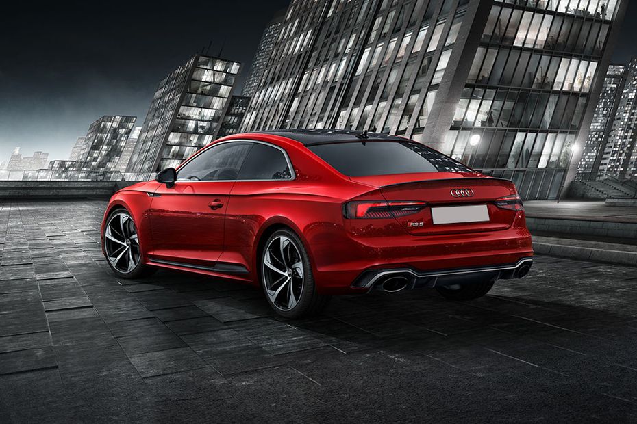 Rear Cross Side View of Audi RS 5 Coupe