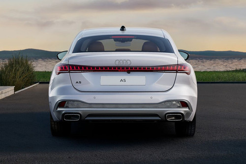Full Rear View of Audi A5 Sedan
