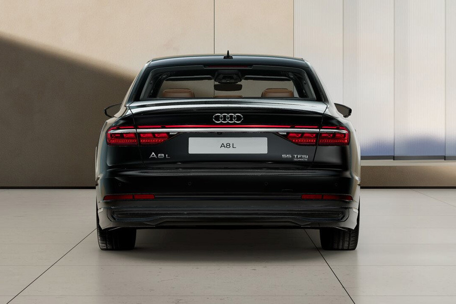 Full Rear View of Audi A8 L
