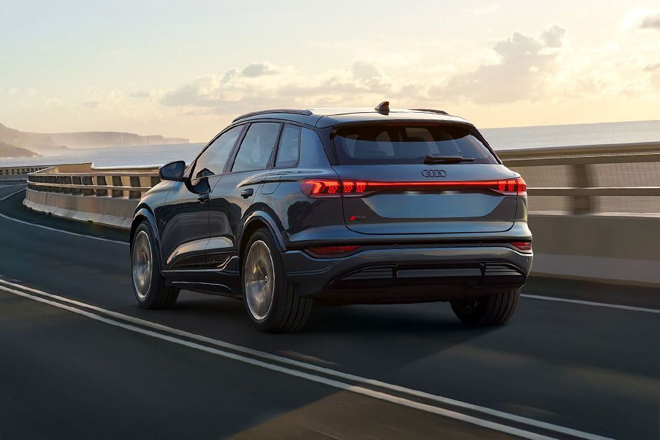 Rear Medium View of Audi Q6 E-Tron