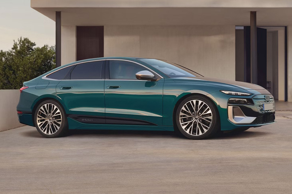 A6 E-tron Rear Medium Side View