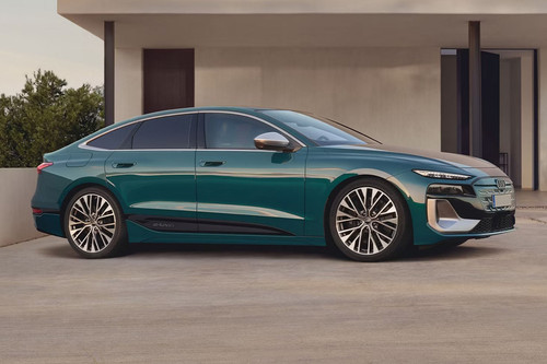 A6 E-tron Rear Medium Side View