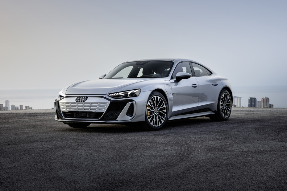 S E-Tron GT Front angle low view