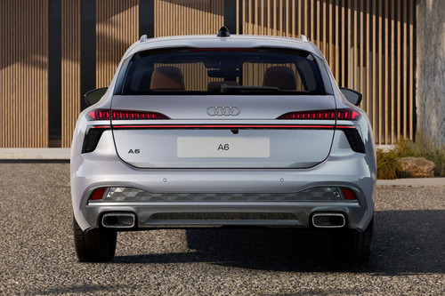 Full Rear View of Audi A6 Avant