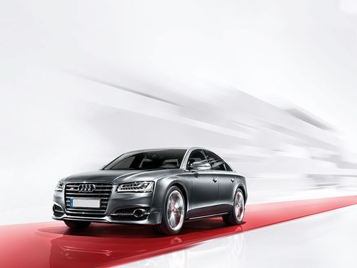Audi S8 (2012-2022) Front Angle High View