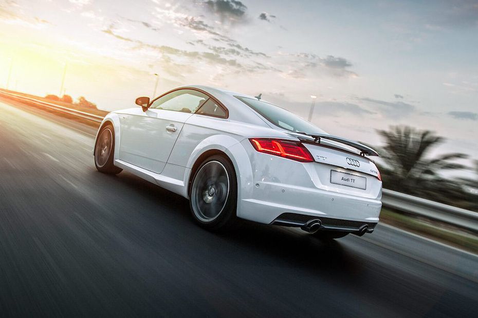 TT Coupe Rear Low Angle View