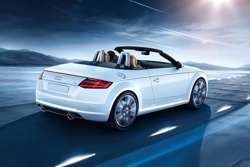 TT Roadster Rear angle view