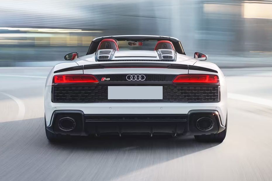 Full Rear View of Audi R8 Spyder