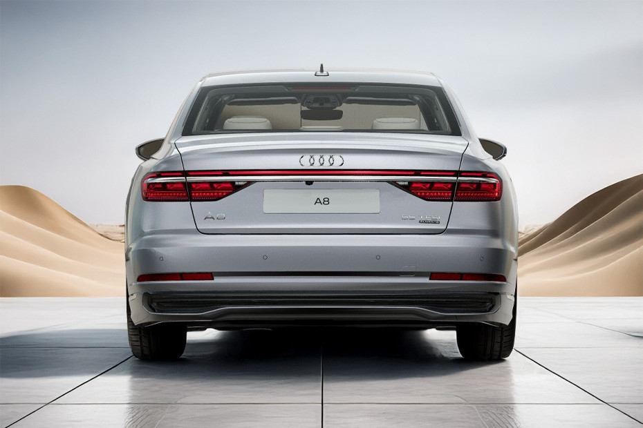 Full Rear View of Audi A8