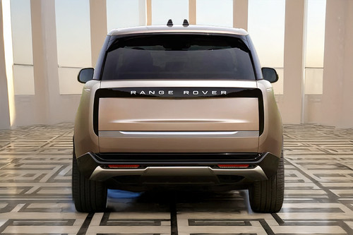 Full Rear View of Land Rover Range Rover