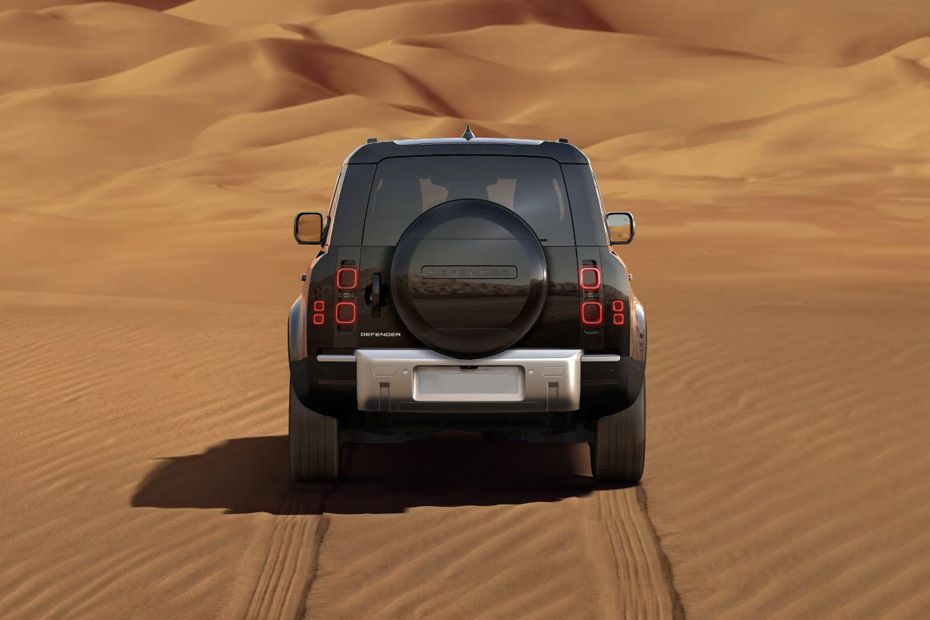 Full Rear View of Land Rover DEFENDER 130