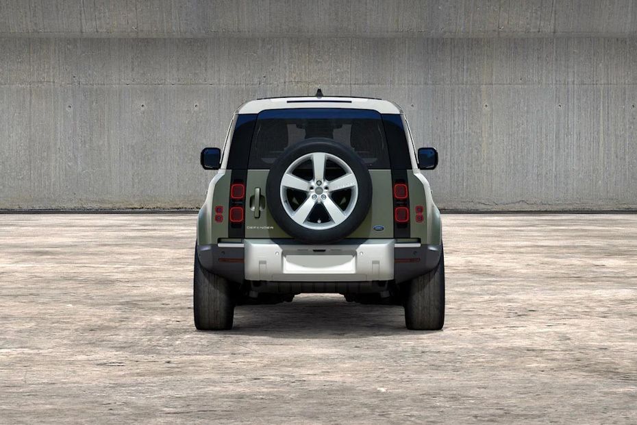 Full Rear View of Land Rover DEFENDER 90