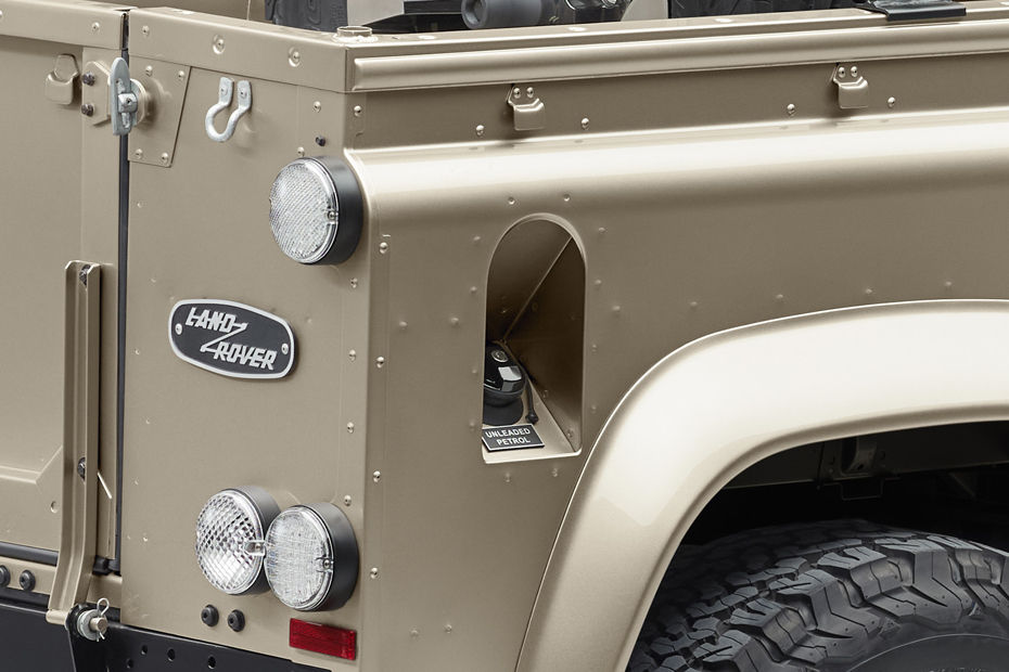 Exhaust Pipe of Land Rover Classic Defender
