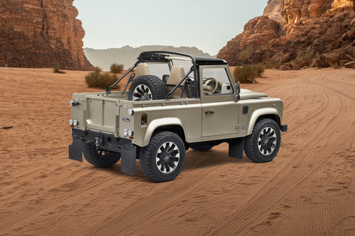 Classic Defender Rear angle view