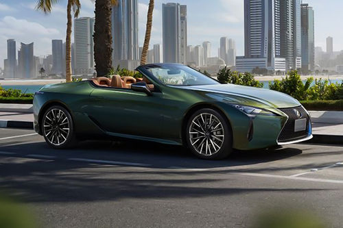 Lexus LC 500 Convertible Front Cross Side View