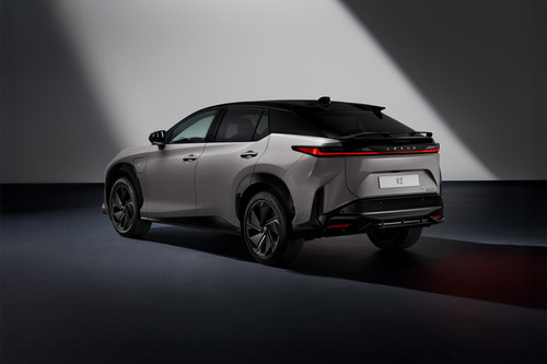 Rear Cross Side View of Lexus RZ