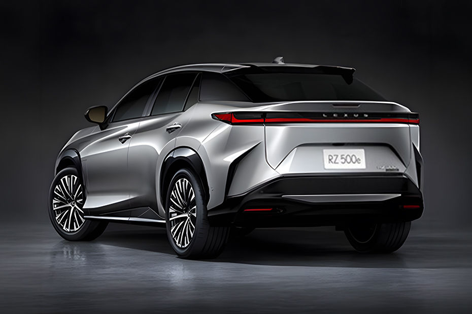 Rear Cross Side View of Lexus RZ 500e