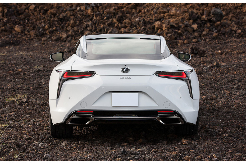 Full Rear View of Lexus LC 2026